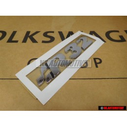 VW Original Golf 4 R32 Hinten Schriftzug Emblem Logo - 1J0853675Q 739