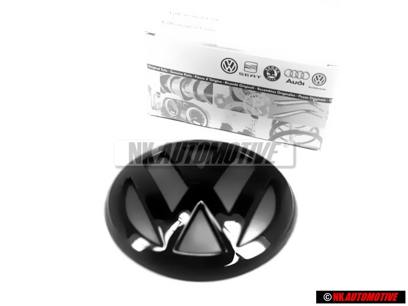 VW Original Hinten Emblem Logo Zeichen Schwarz - 1J6853630A 041