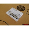 VW Original Schlüsselanhänger Silber/Schwarz - 000087010AAYPN