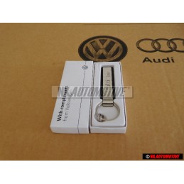 VW Original Schlüsselanhänger Silber/Schwarz - 000087010AAYPN