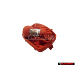 Audi Original Schalthebelknopf Mit Schalt Leder Rot - 8X0064231A 8ZP