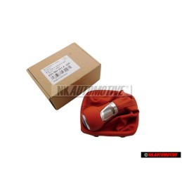 Audi Original Schalthebelknopf Mit Schalt Leder Rot - 8X0064231A 8ZP