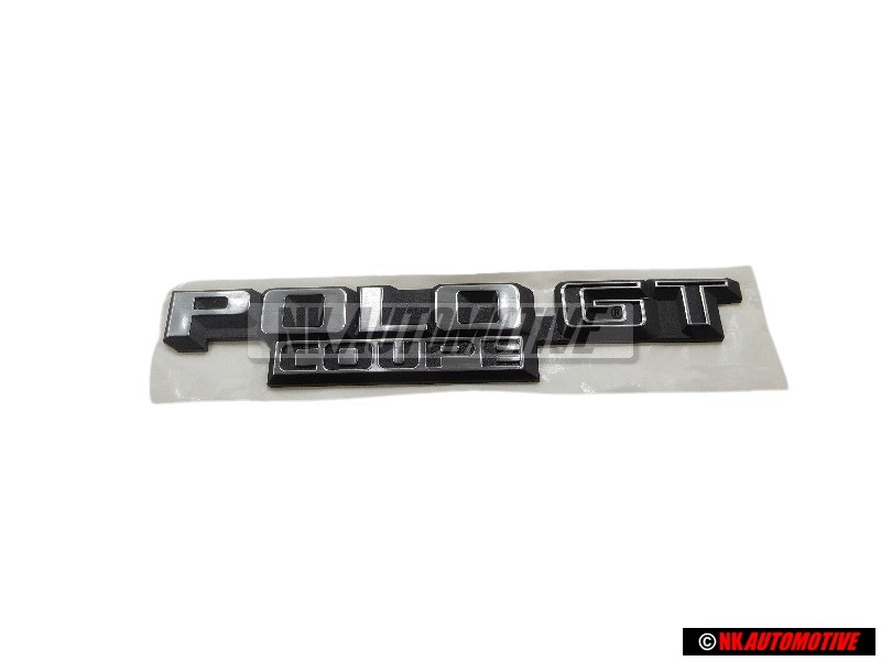 VW Original POLO GT COUPE Hinten Schriftzug Emblem Logo - 871853687B