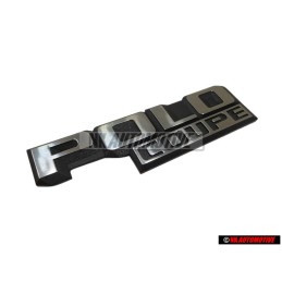 VW Original POLO COUPE Hinten Schriftzug Emblem Logo - 871853687 GX2