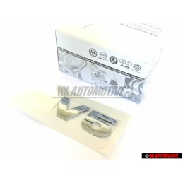 VW Original V5 Hinten Schriftzug Emblem Logo Chrom - 1J0853675D 739
