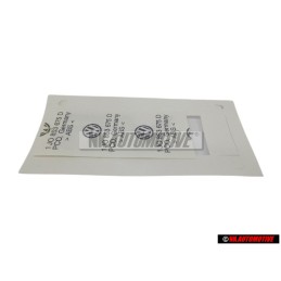 VW Original V5 Hinten Schriftzug Emblem Logo Chrom - 1J0853675D 739