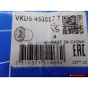 2x SKF Hinterachse Achskörper Gummimetall-Lager - VKDS 451017 T