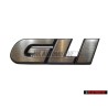 VW Original GLI Vorne Kühlergrill Emblem Schriftzug - 165853679F