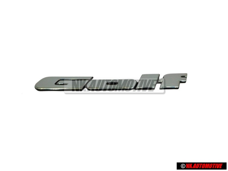 VW Original GOLF Hinten Schriftzug Emblem Logo Chrom - 1H6853687AH