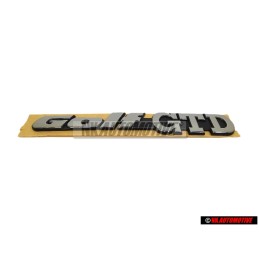 VW Original GOLF GTD Hinten Schriftzug Emblem Logo Chrom - 1H6853687AE