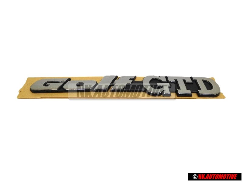 VW Original GOLF GTD Hinten Schriftzug Emblem Logo Chrom - 1H6853687AE