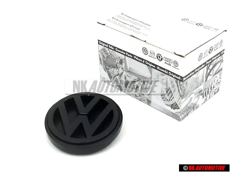 VW Original Hinten Schriftzug Emblem Schwarz Golf 2 ab 1988 - 191853601J XZ1