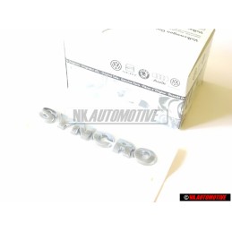 VW Original SYNCRO Hinten Schriftzug Emblem Logo Chrom - 3B0853675F 739