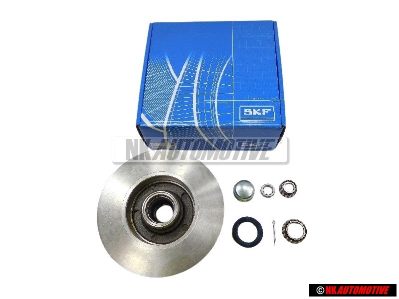 SKF Hinterachse Bremsscheibe Radlager 226x10 5/100 mit Radlager - VKBD 1005
