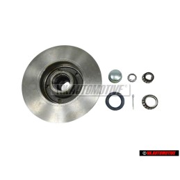 SKF Hinterachse Bremsscheibe Radlager 226x10 5/100 mit Radlager - VKBD 1005