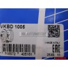 SKF Hinterachse Bremsscheibe Radlager 226x10 5/100 mit Radlager - VKBD 1005