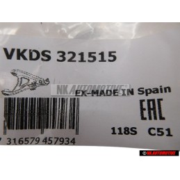 SKF Vorderachse Links Radaufhängung Lenker - VKDS 321515