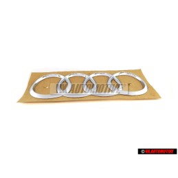 Audi Original Ringe Hinten Schriftzug Emblem Logo Zeichen Chrom - 4G8853742A 2ZZ