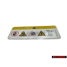 VW Original Kennschild Bei Oluberfullung Besteht - 701010002AA
