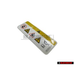 VW Original Kennschild Bei Oluberfullung Besteht - 701010002AA