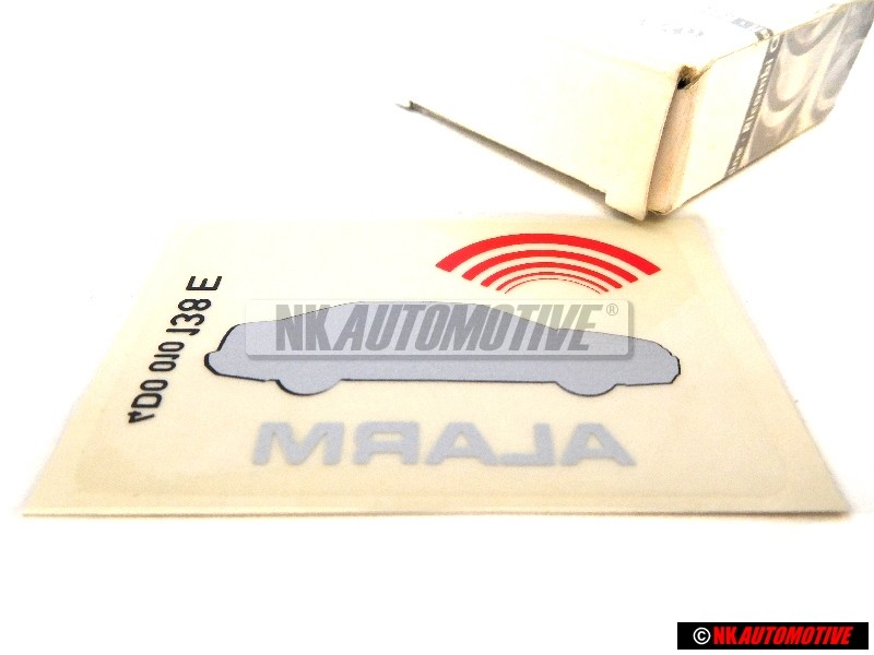 Audi Original Kennschild - 4D0010138E