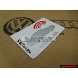 Audi Original Kennschild - 4D0010138E