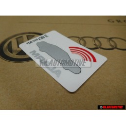 Audi Original Kennschild - 4D0010138E