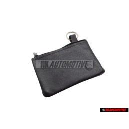 VW Original Schlüsseltasche Etui Leder Schlüsselanhänger - 000087402D