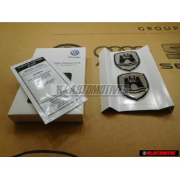 VW Original Dekorfolie Schwarz/Chrom - 5C0064317ASXRW