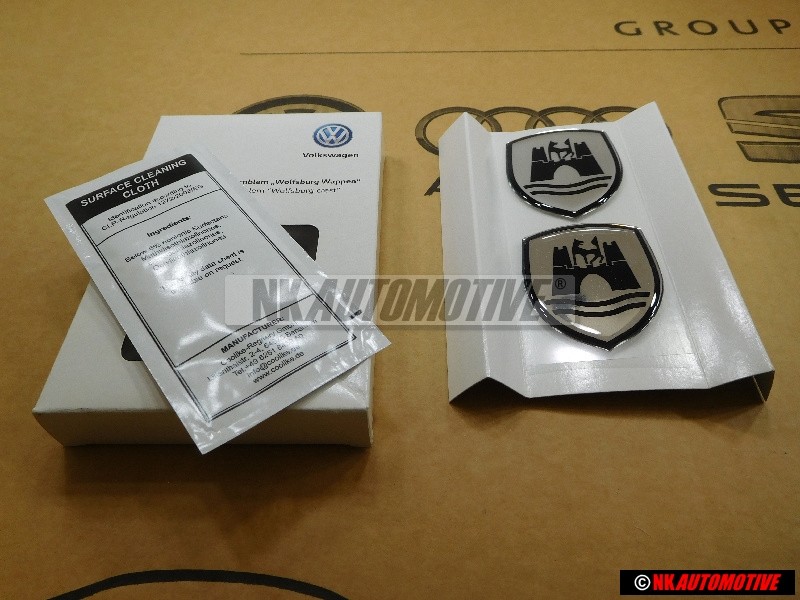 VW Original Dekorfolie Schwarz/Chrom - 5C0064317ASXRW