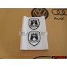 VW Original Dekorfolie Schwarz/Chrom - 5C0064317ASXRW