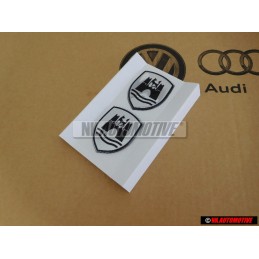 VW Original Dekorfolie Schwarz/Chrom - 5C0064317ASXRW