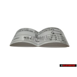 VW Original Kennschild - 701010082P