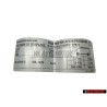 VW Original Kennschild - 701010082P
