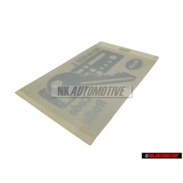 VW Original Kennschild - 893010020L