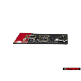 Audi Original RS4 Vorne Kühlergrill Emblem Schriftzug - 8D9853736A 2ZZ