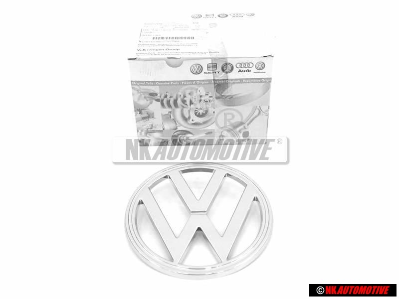 VW Original Vorne Kühlergrill Emblem Logo Zeichen Chrom - 241853601E