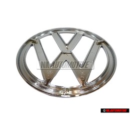 VW Original Vorne Kühlergrill Emblem Logo Zeichen Chrom - 241853601E