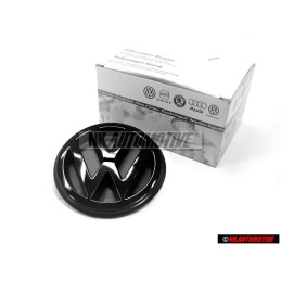 VW Original Hinten Emblem Logo Zeichen Schwarz - 357853601B 041