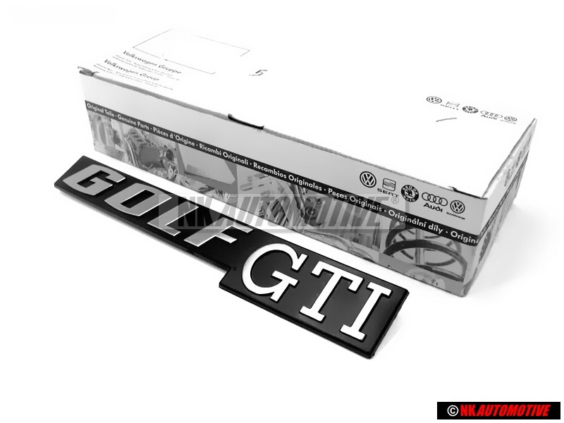 VW Original GOLF GTI Hinten Schriftzug Emblem Logo Golf 1 GTI - 171853687K GX2