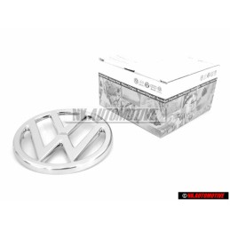 VW Original Vorne Kühlergrill Emblem Logo Zeichen Chrom - 281853601B