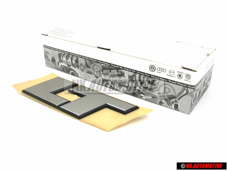 VW Original LT Vorne Kühlergrill Emblem Schriftzug Silber - 281853689