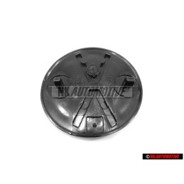 VW Original Hinten Emblem Logo Zeichen Silber 50mm - 191853601B GX2