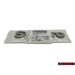 VW Original SYNCRO Hinten Schriftzug Emblem Logo Chrom - 7M0853675B Z10