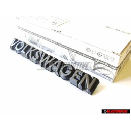 VW Original VOLKSWAGEN Hinten Schriftzug Emblem Logo Silber - 321853685C GX2