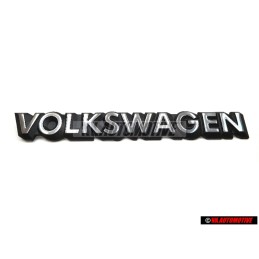 VW Original VOLKSWAGEN Hinten Schriftzug Emblem Logo Silber - 321853685C GX2