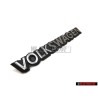 VW Original VOLKSWAGEN Hinten Schriftzug Emblem Logo Silber - 321853685C GX2