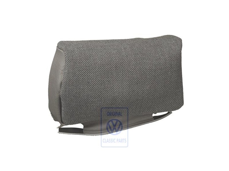 VW Original Kopfstützenbezug (Stoff/Kunstleder) Grauschwarz - 171881921E YK1
