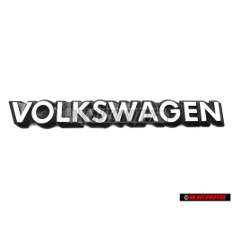 VW Original VOLKSWAGEN Hinten Schriftzug Emblem Logo Weiß - 321853685C QK6