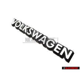 VW Original VOLKSWAGEN Hinten Schriftzug Emblem Logo Weiß - 321853685C QK6